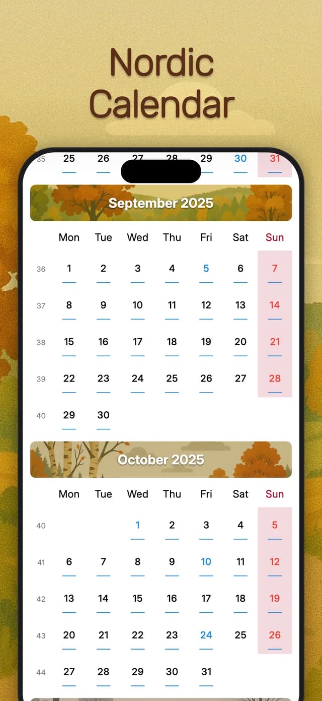 Month view